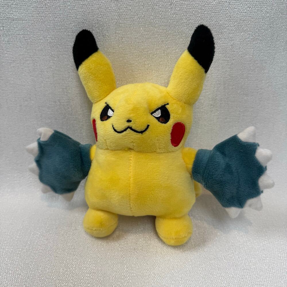 Electrifying Snorlax Glove Weapon Pokemon Pikachu Plush 7" Yellow Pika